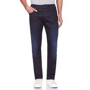 G Star Raw Dexter low tapered dark denim button up jeans